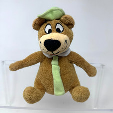 Hanna Barbera Yogi Bear Beanbag Plush LSI Stuffed Animal Green Tie Teddy 6"