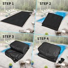 Pool Leaf Net Cover Leaf Catcher 20x40ft Black In-Ground Swimming Pool Durable — photo 8