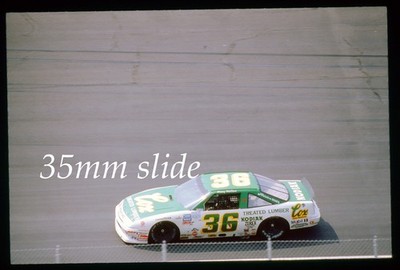 35MM NASCAR SLIDE - KENNY WALLACE #36 COX TREATER LUMBER #ED4