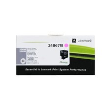 Genuine Lexmark 24B6718 Magenta Toner Cartridge Open