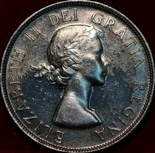 1953 Canada One Dollar Silver Foreign Coin