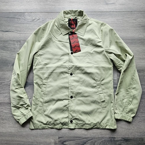 Giacca cappotto Coach Devil's Advocate uomo lungo lino verde piccolo prezzo consigliato £ 195 nuovo