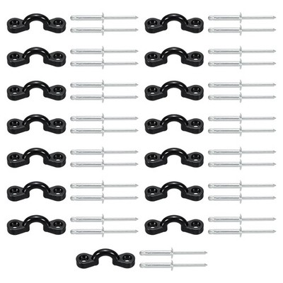 Kayak Pad Eye Kit,15er Pack mit 30 Blindnieten
