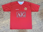Manchester United polyester short sleeve shirt, No name or number, Size XL — photo 1