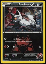 Team Magma's Poochyena 17/34 (NM) Common - Double Crisis Pokemon on eBay