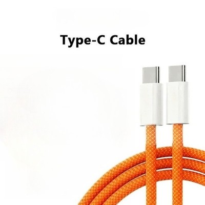 Orange For iPhone 17 16e /15Pro Max With PIN Type-C Wall Charger Block USB NEW