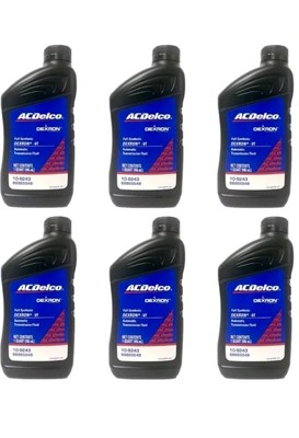 ACDelco 10-9243 Dexron VI Full Synthetic Automatic Transmission Fluid 6 Quarts