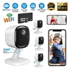 HD 1080P Wireless WiFi CCTV Indoor IP Camera Home Security Cam Pet Baby Monitor
