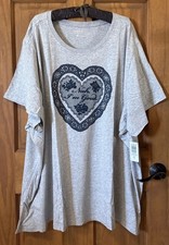 TORRID TEE SHIRT SHORT SLEEVE COTTON TEE T SHIRT TOP 6 6X 6XL 30 NEW