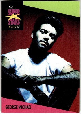 1991 Pro Set SuperStars MusiCards #77 George Michael