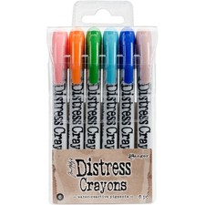 Ranger DBK51763 Tim Holtz Distress Crayon Set-Set 6