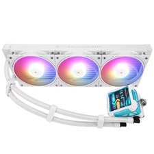 FW PRO 360 ARGB White CPU Water Cooler with PWM Fan, 2000RPM Speeds,IPS LCD S...