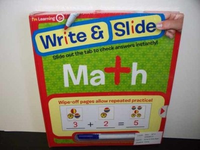 Write & Slide Math (I'm Learning 5+) - Spiral-bound, by KATIE HEWAT - Very Good