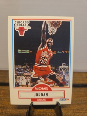 1990-91 Fleer - Michael Jordan #26 No Black Line Above Biographical Information