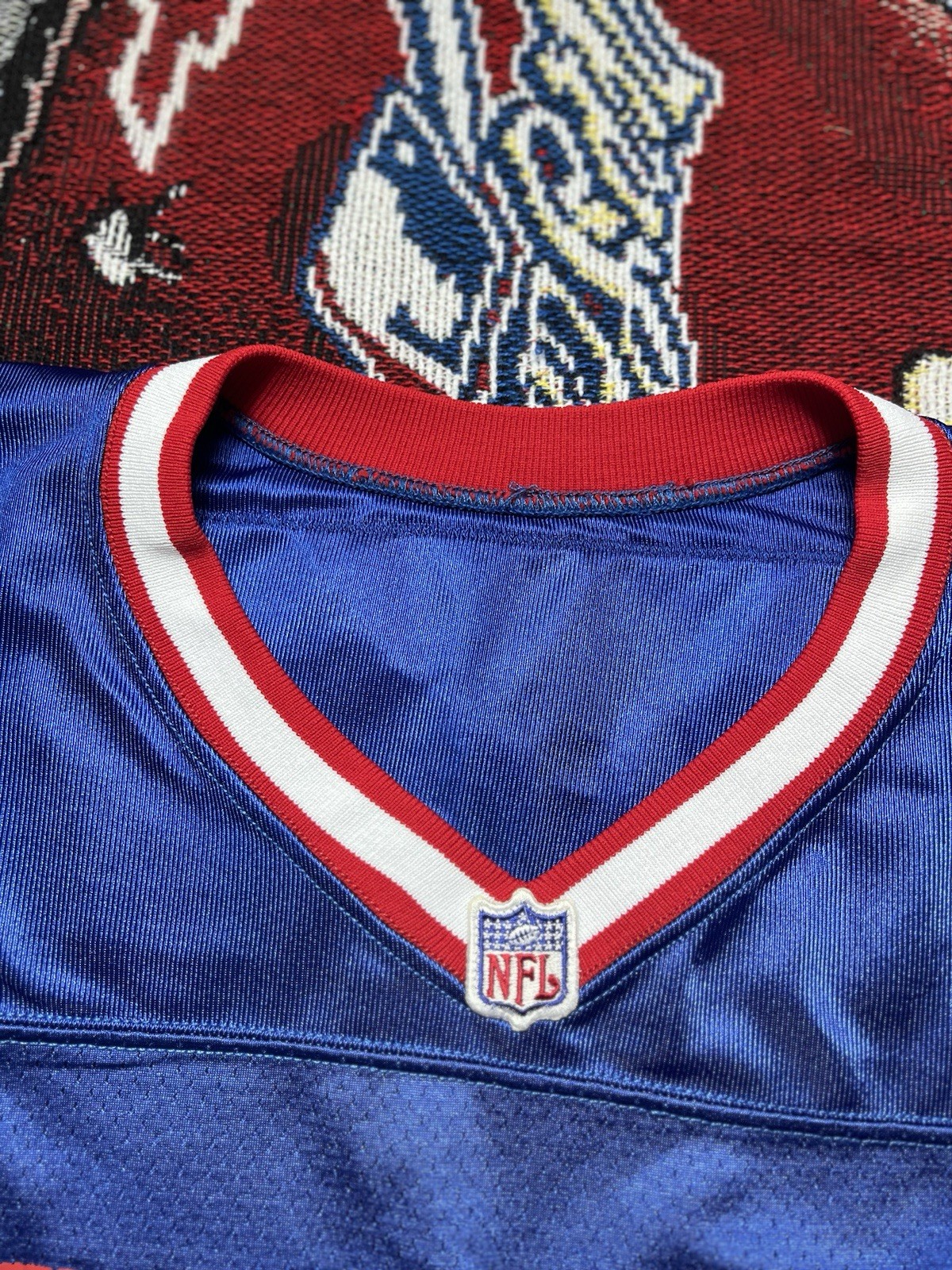 Vintage Buffalo Bills Logo Athletic Jersey Ruben Brown #79 Pro Cut Size 52