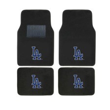 New MLB Los Angeles Dodgers Car Truck Front Rear Back Carpet Floor Mats Set