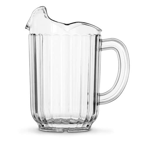 Vollrath 6010-44 Triple Spout Plastic Pitcher - 60 oz. Capacity