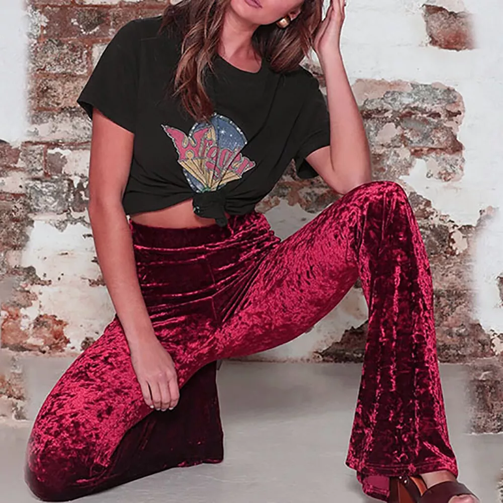 Tight flare cheap pants