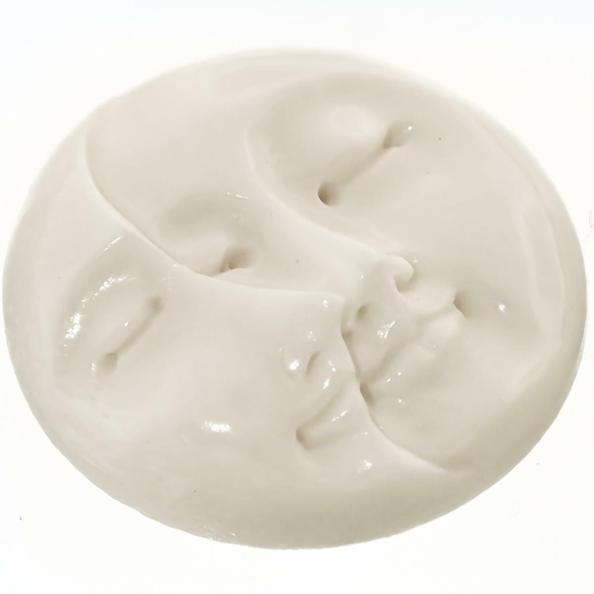 "1\" 25mm 1-5-10Pcs Lot Closed Eye Crescent Moon Sun Duo Bison Bone Bead Cabochon"