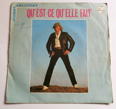 JOHNNY HALLYDAY Was macht sie / Ab sofort 7'' 45T 6010216