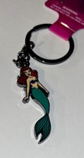 Disney Princess Keychain Ariel 4" Long Brand New Metal Original Ariel
