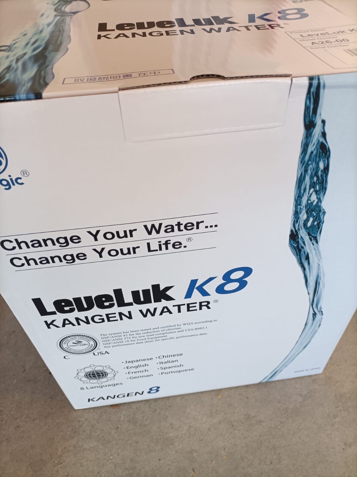 Kangen Enagic Leveluk K8 Water Filter Machine 606989490193 eBay