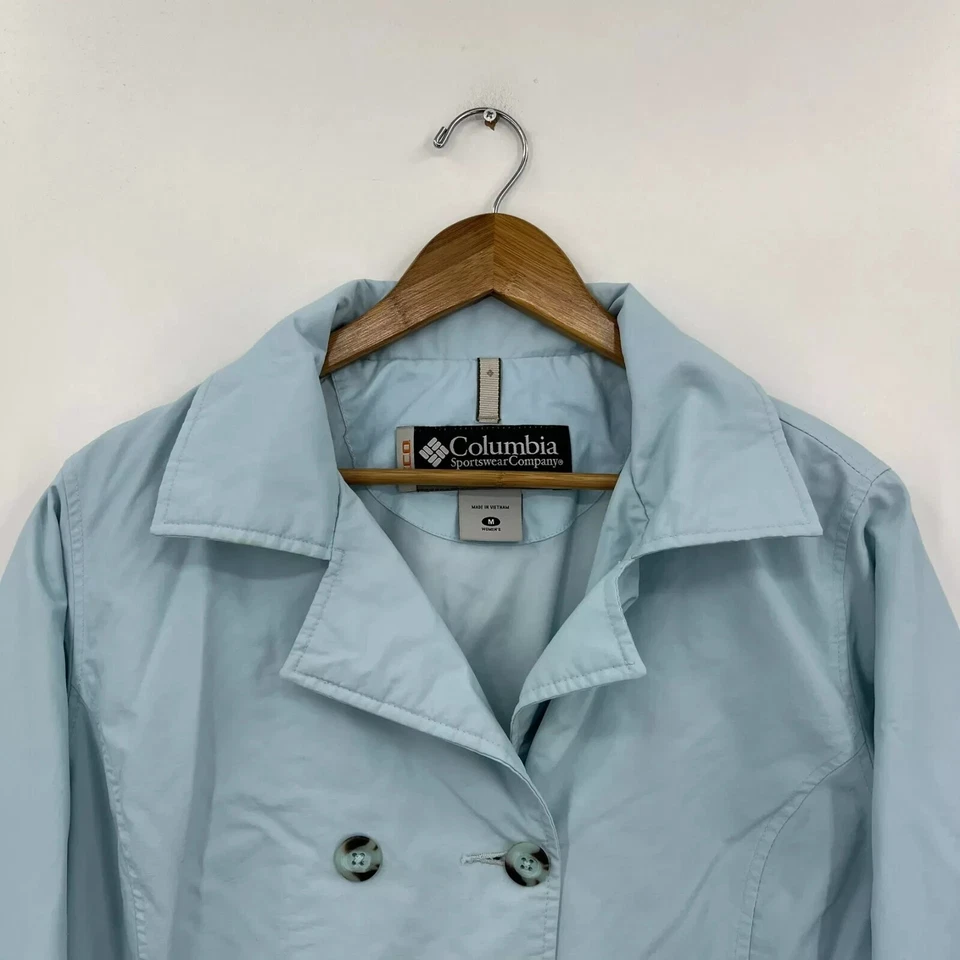 Columbia Blazer Jacket Women's Size M Blue Outerwear Collared Button Belted - Image 2 of 4