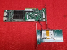 AMCC 700-3405-00P RAID Controller with 500-3210-02 & 700-3190-03B Battery Cards