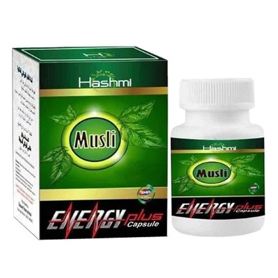 Herbal Hashmi Musli Energy Plus Supplement For Men Testosterone Booster (20 cap)