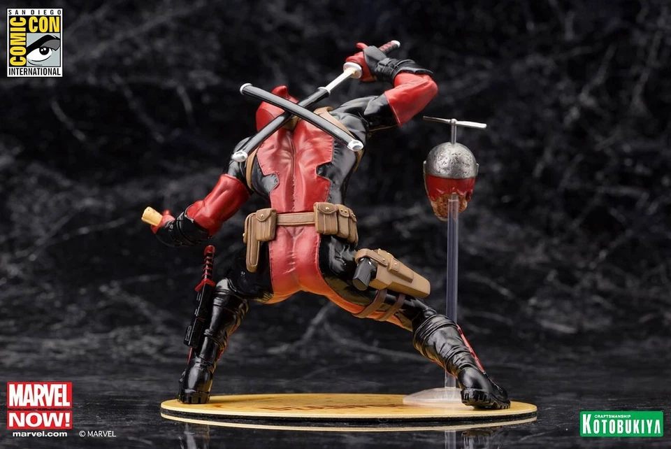 Kotobukiya Deadpool Chimichanga ArtFX+ Estatua 2015 SDCC Exclusiva NUEVO SELLADO Foto 2 de 4