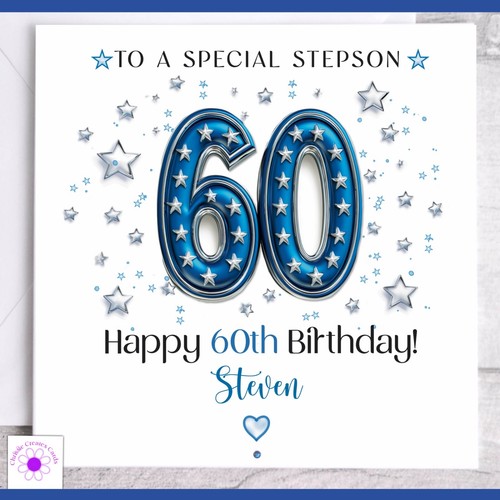 Personalised 60th Birthday Card Husband Nephew Brother Dad Uncle Male - Picture 24 of 28