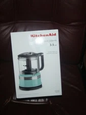 KITCHEN AID AQUA SKY BRAND NEW 3.5 CUP FOOD CHOPPER KFC3516AQ BRAND NEW