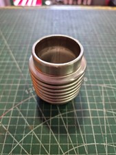 52mm Exhaust downpipe Turbo wastegate bellows screamer 2" stainless Flexible