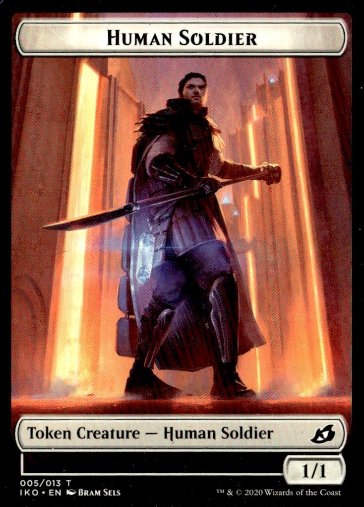 2020 Double Masters Tokens Human Soldier Token/Common #5