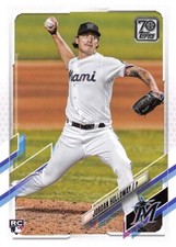 2021 Topps #US82 Jordan Holloway RC Rookie Card Miami Marlins 💎⚾💎