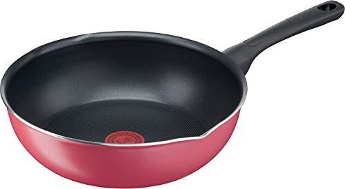 New ティファール(T-fal) Tefal B55977 Stir-fry Pot  10.2 inches (26 cm)  Deep Frying-image
