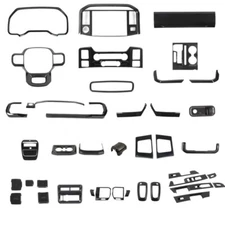 Carbon Fiber Car Accessories Interior Trim Cover Full Kit for Ford F150 2021+ US