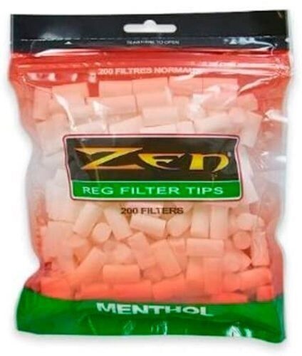 8mm cigarette filters Zen Green Regular Hand Rolled Cigarette Filter Plug Tips 8mm