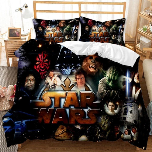 3D Star Wars Bettwäsche Set Jungen 135x200 200x200 Bettbezug Kissenbezüge 3tlg - Bild 5 von 16