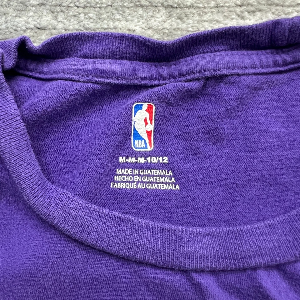 Camisa Sacramento Kings M 10/12 Logo Juvenil NBA Baloncesto Sactown Púrpura Foto 3 de 4