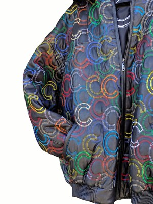 Italian Lamb Skin Embroidered Men's Leather Jacket with Fur Italian Lamb Skin Embroidered Men's Leather Jacket with Fur