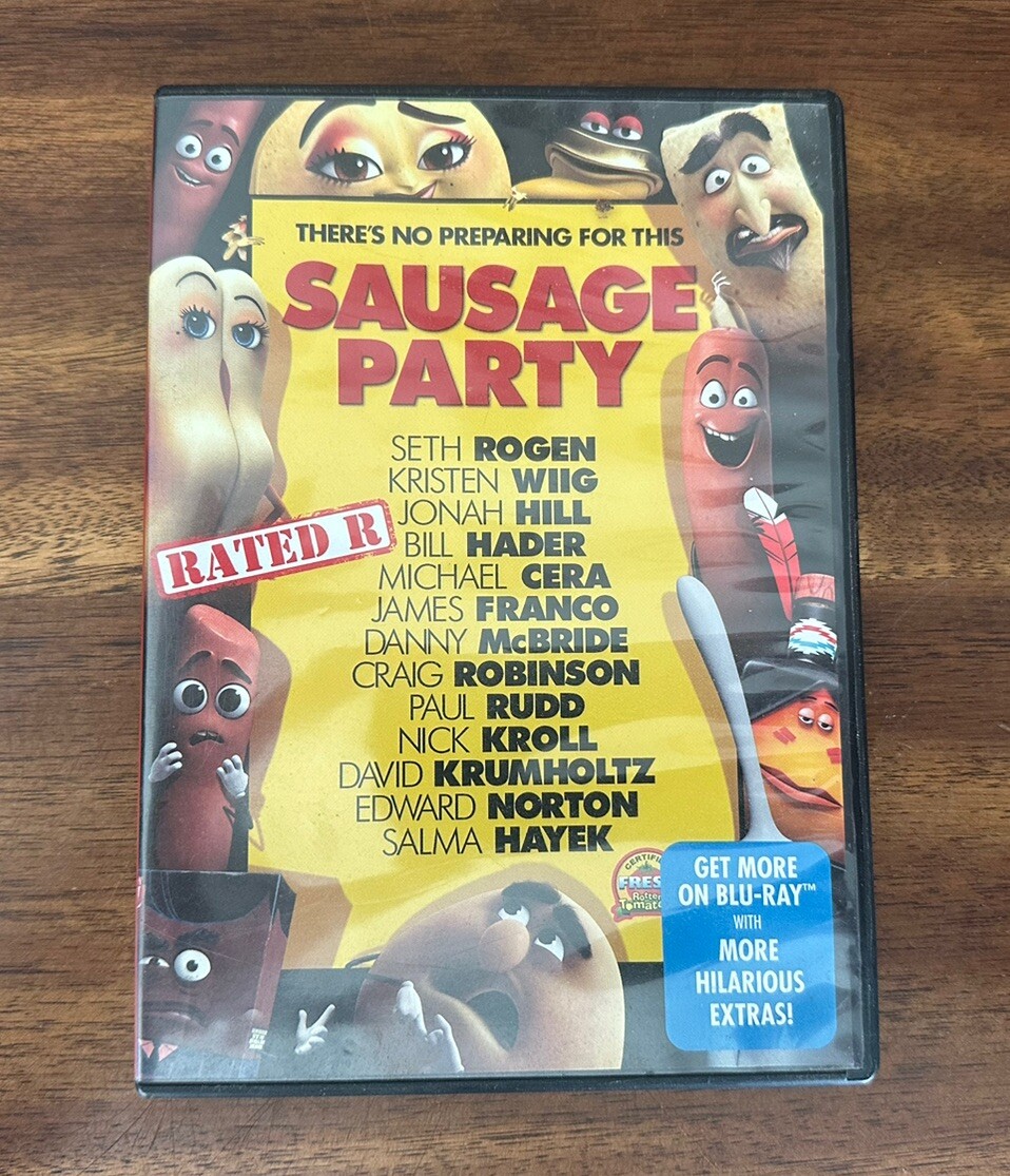 Sausage Party (DVD, 2016) FREE SHIPPING