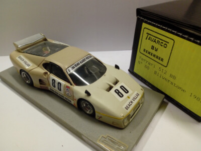 Rem080 Tavarco by Remember Ferrari 512 BB #80 Silverstone 1980
