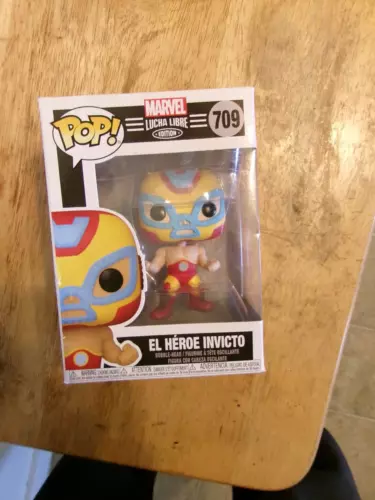 Funko Pop! Figura Vinilo Marvel Lucha Libre El Heroe Invicto Iron Man #709