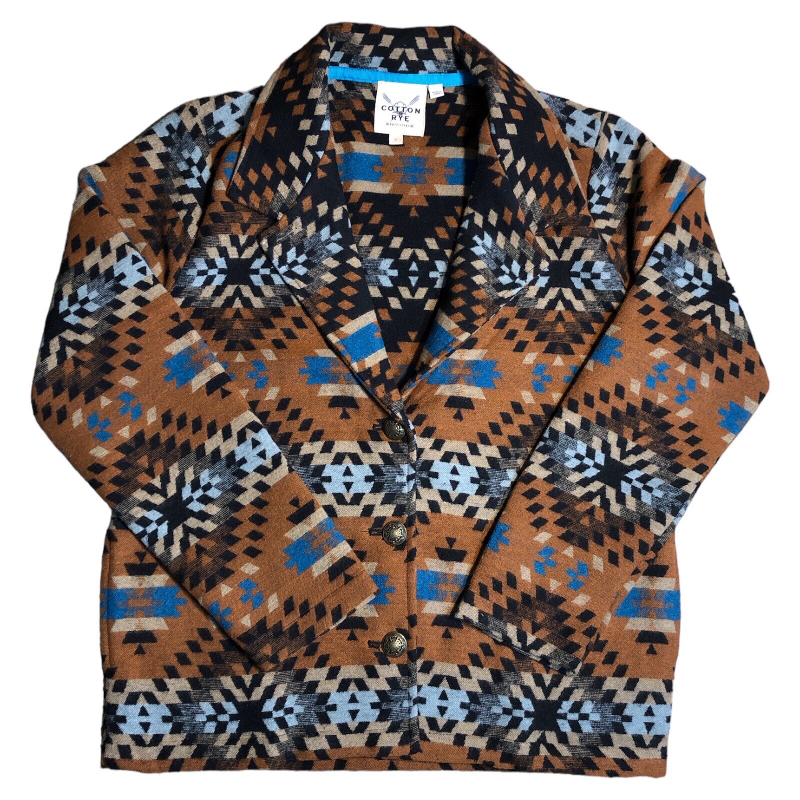 COTTON & RYE OUTFITTERS Aztec Western Cowgirl Cardigan Sweater Women’s