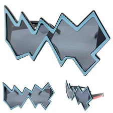 OVERSIZED Punk Rock Party Club Raver DJ SUN GLASSES Unique Unusual Funky Shades