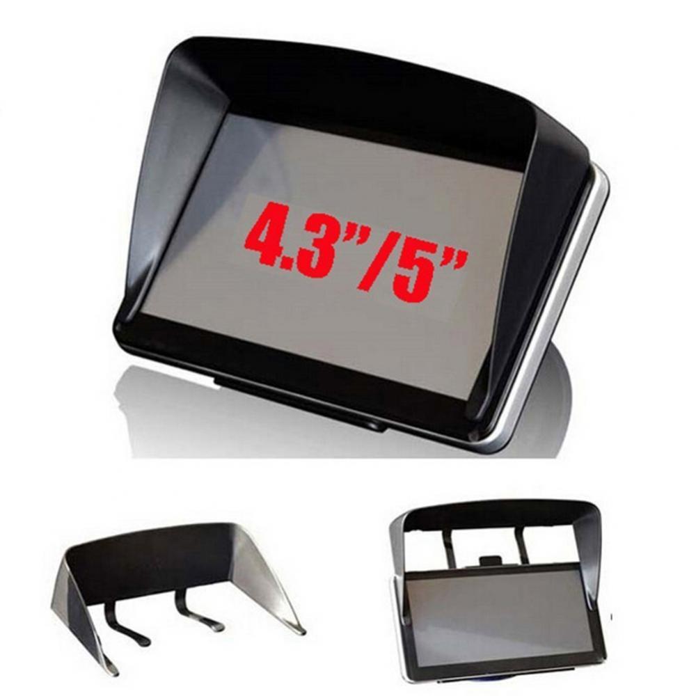 Car Gps Sun Shade Visor Anti Glare 4.3" 5" Shield Cover Blind For