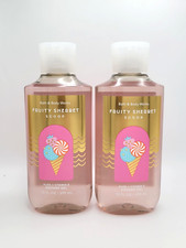 Bath  Body Works Fruity Sherbet Scoop Shower Gel Body Wash 10 oz Set of 2