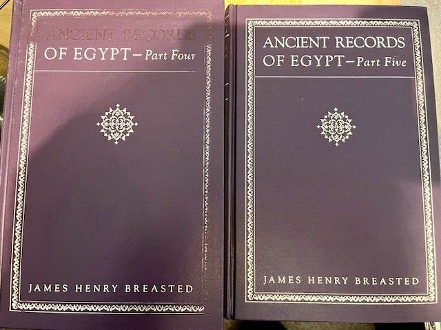 Ancient Records of Egypt Part 4 + 5: James Henry Breasted (1988) HB