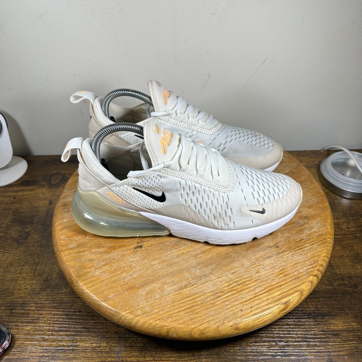 Nike Air Max 270 White Desert Sand DH3050-100 Shoes Sneakers Women's Size